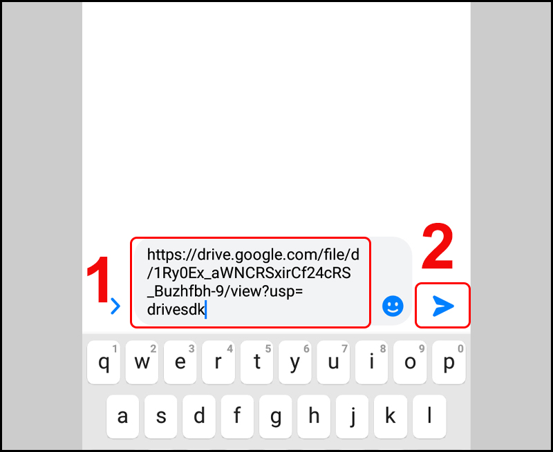 Gửi liên kết Google Drive