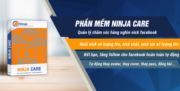 Phần mềm seeding facebook Ninja Care