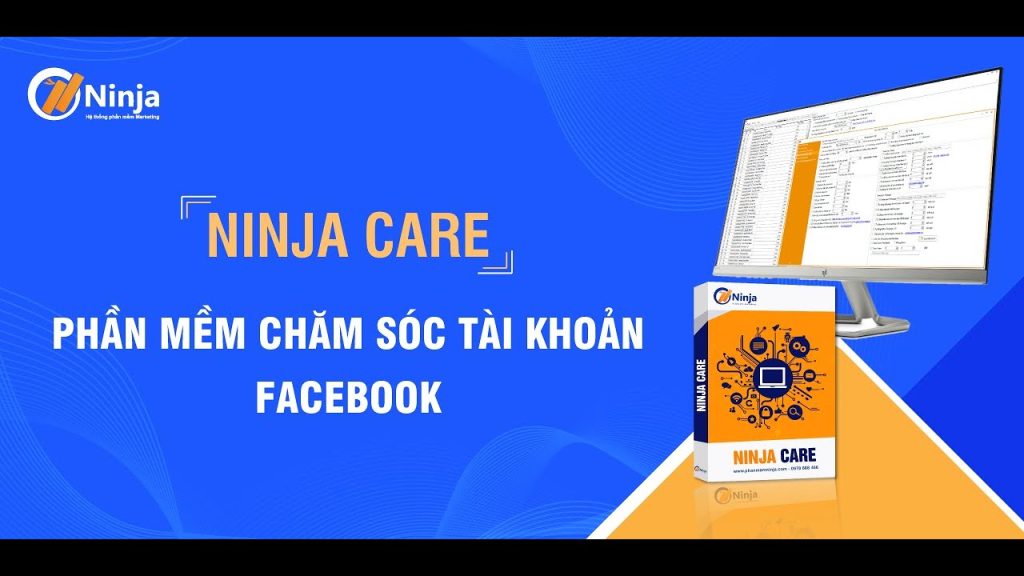 Phần mềm, ứng dụng: Phần mềm câu like Facebook Ninja-care-1024x576