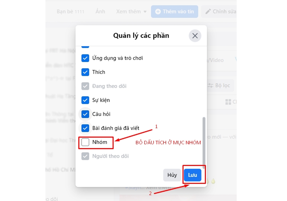 tham gia nhóm trên facebook có bị phát hiện không