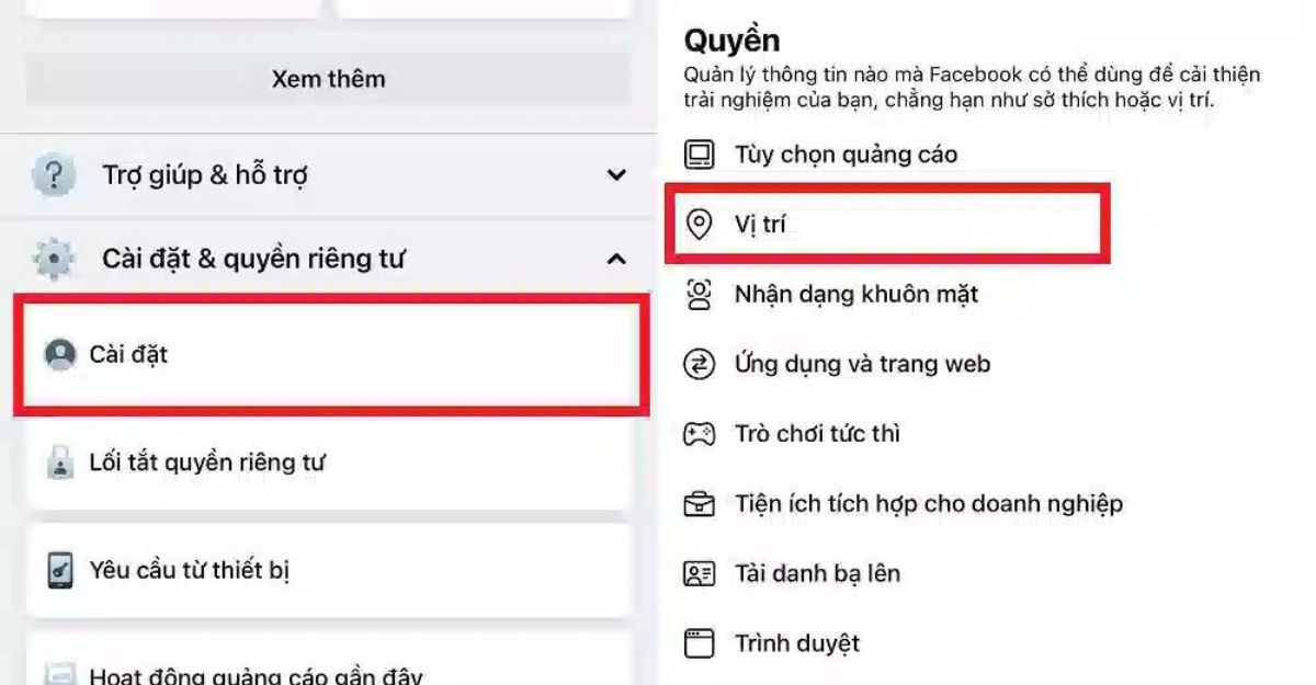 Thay đổi định vị địa lý khi facebook không có marketplace